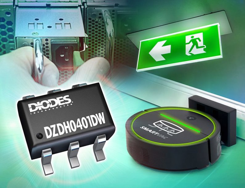 Controller IC from Diodes Incorporated Simplifies Ideal Diode Emulation to Raise Efficiency of Reverse Discharge Protection Circuitry